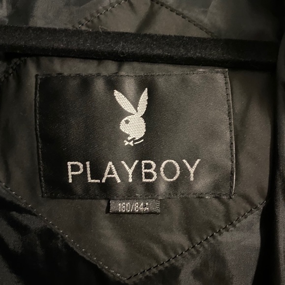 Vintage RARE Playboy Trench Parka Puffer Coat - Picture 9 of 11